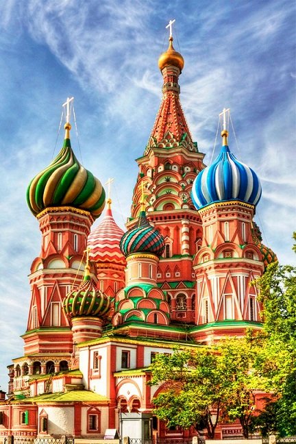 Cerkiew w Moskwie. puzzle online