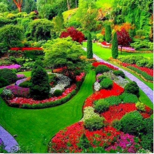 zahrada, a ty nádherné barvy puzzle online