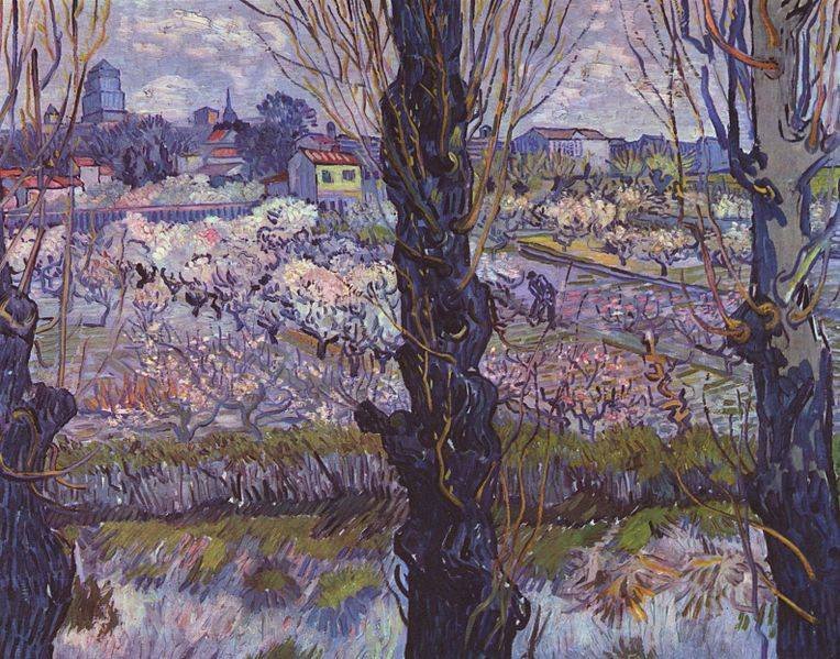 Vincent van Gogh - kwitnący sad puzzle online