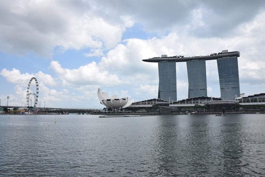 Singapurski hotel Marina Bay Sands puzzle online