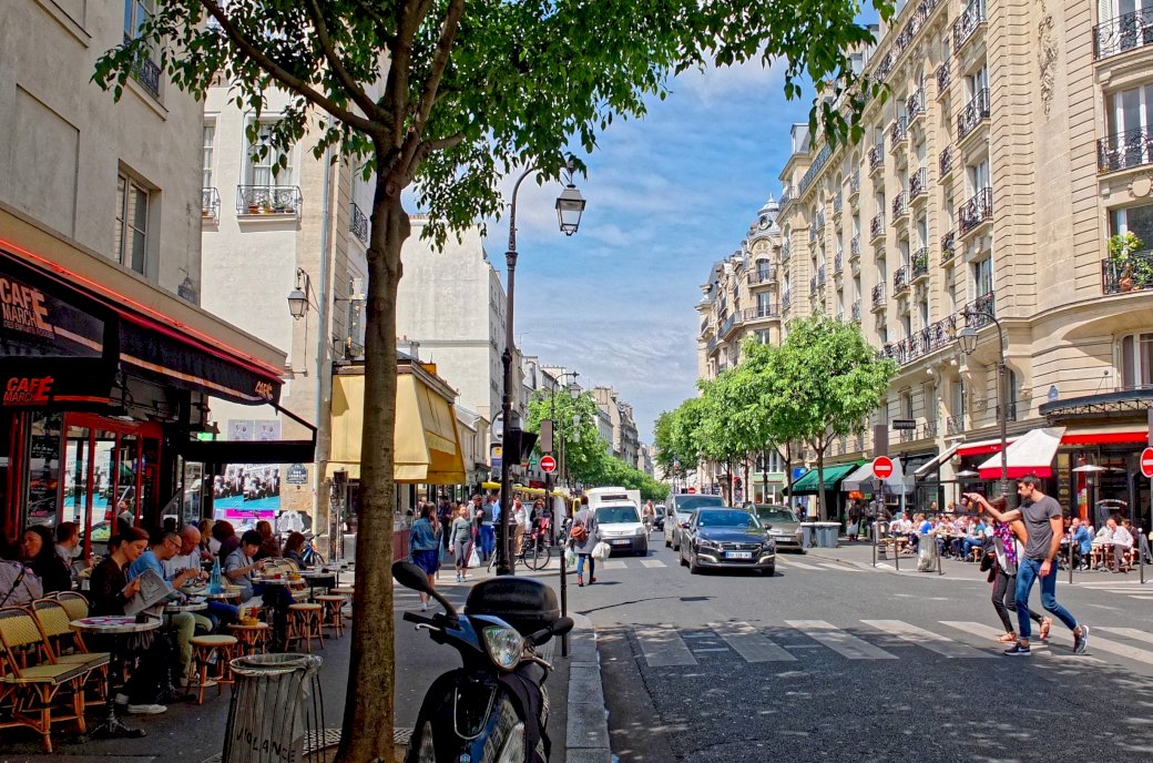 Ulice Paryża puzzle online