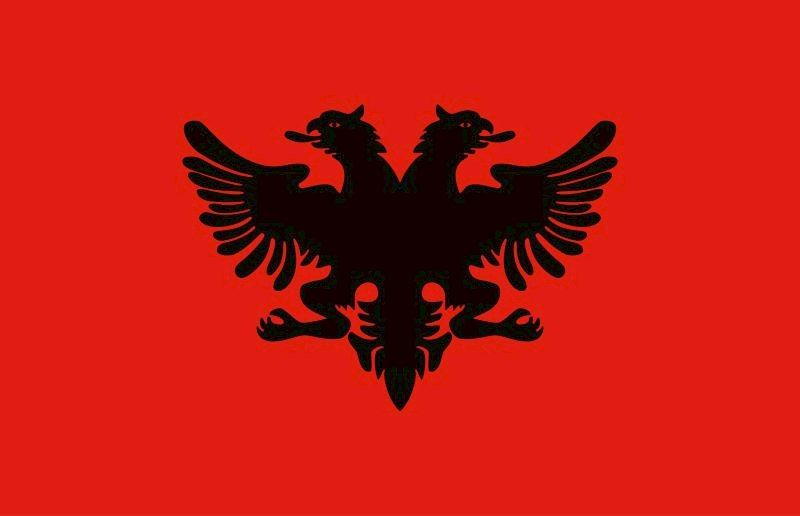 FLAGA ALBANIJSKA puzzle online