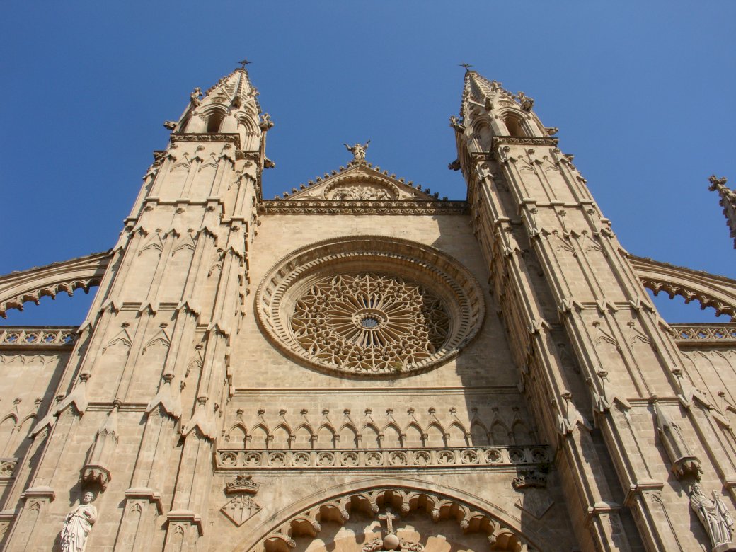 Fasada katedry w Palma de Mallorca puzzle online