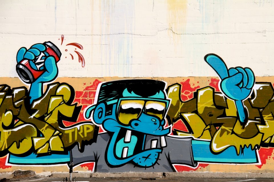 Uwielbiam graffiti i to jest puzzle online