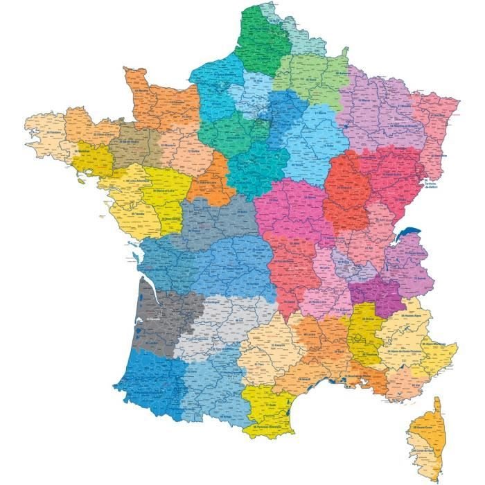 Mapa Francji puzzle online