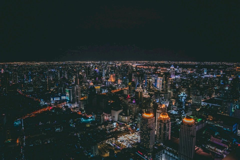 Bangkok, Tajlandia - noc puzzle online