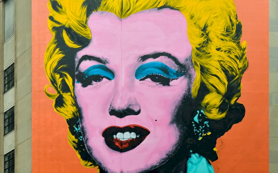 Street art, Chicago, Marilyn puzzle online