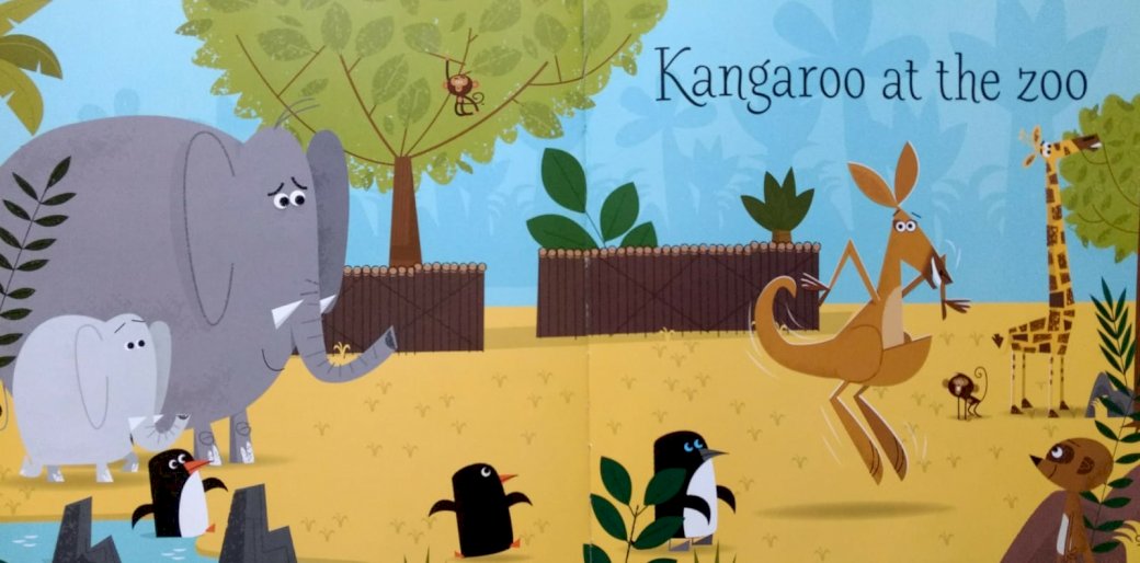 Kangur w zoo puzzle online