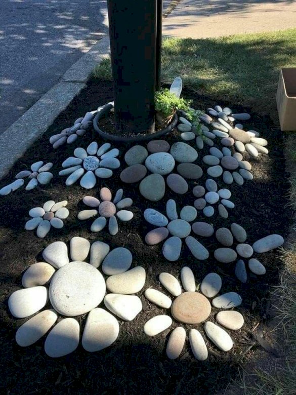 Żwir, skała, roślina puzzle online