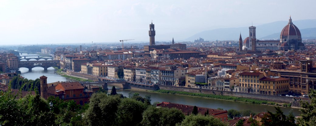 panorama Florencji puzzle online