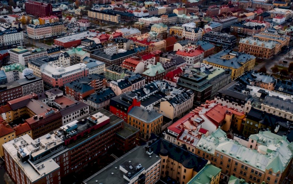 Szwedzkie Miasto puzzle online