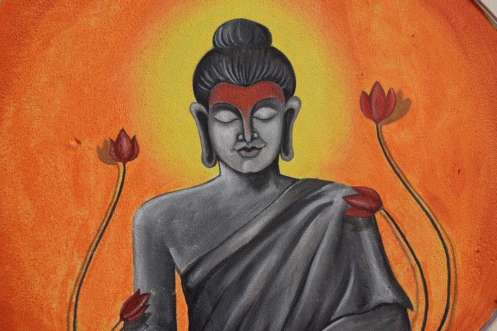 Malarstwo buddyjskie w Jaipur puzzle online