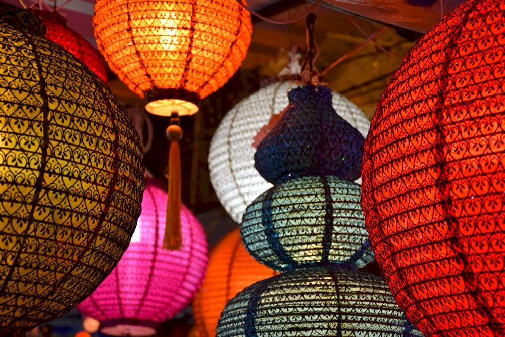 lampy tajlandzkie w Chiang Rai puzzle online