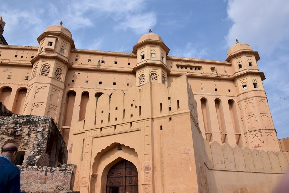 Bursztynowy fort w Jaipur puzzle online