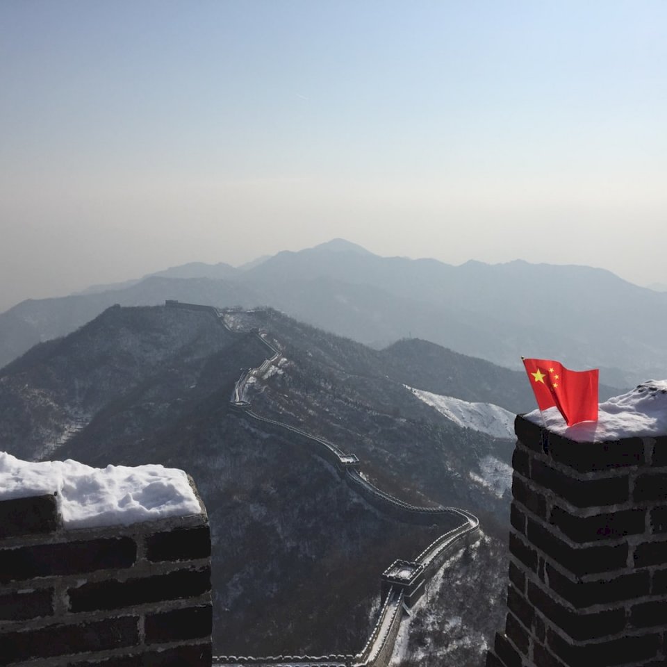 Wielki Mur Chiński w zimie, puzzle online