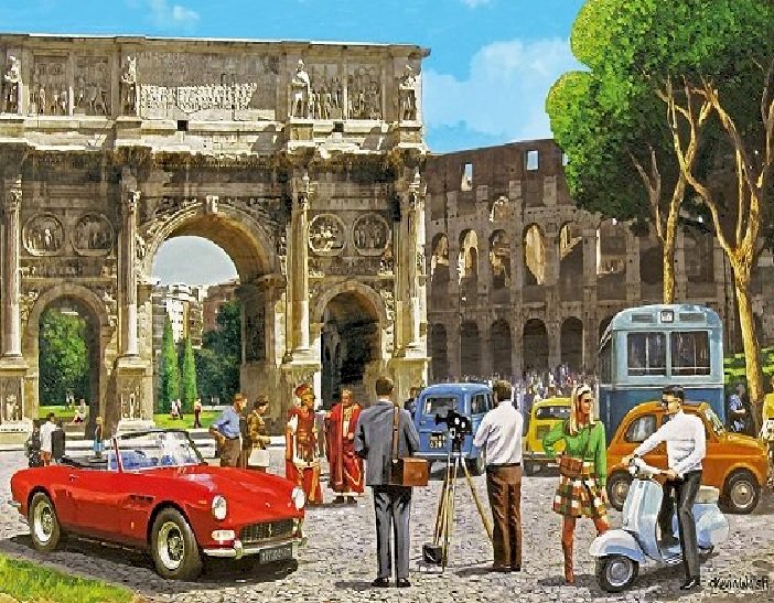Rzymskie wakacje. puzzle online
