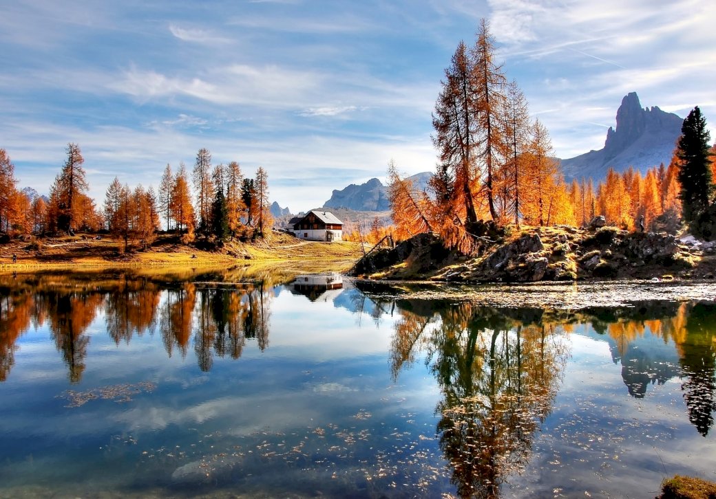 panorama gór Dolomity puzzle online