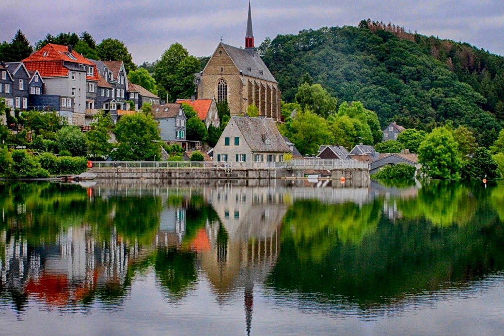 Niemcy beyenburg kościół puzzle online