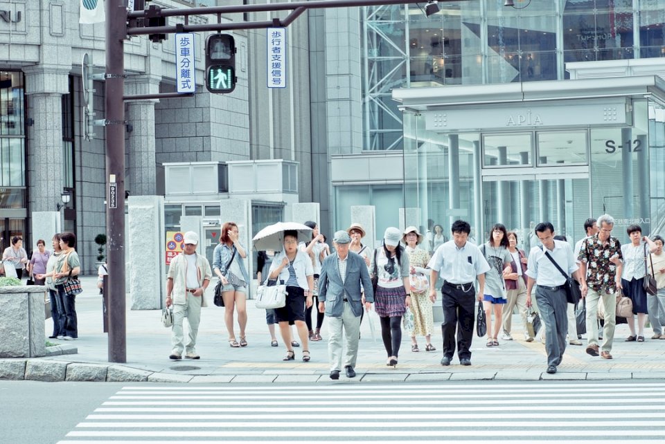 Przejście dla pieszych w Sapporo puzzle online