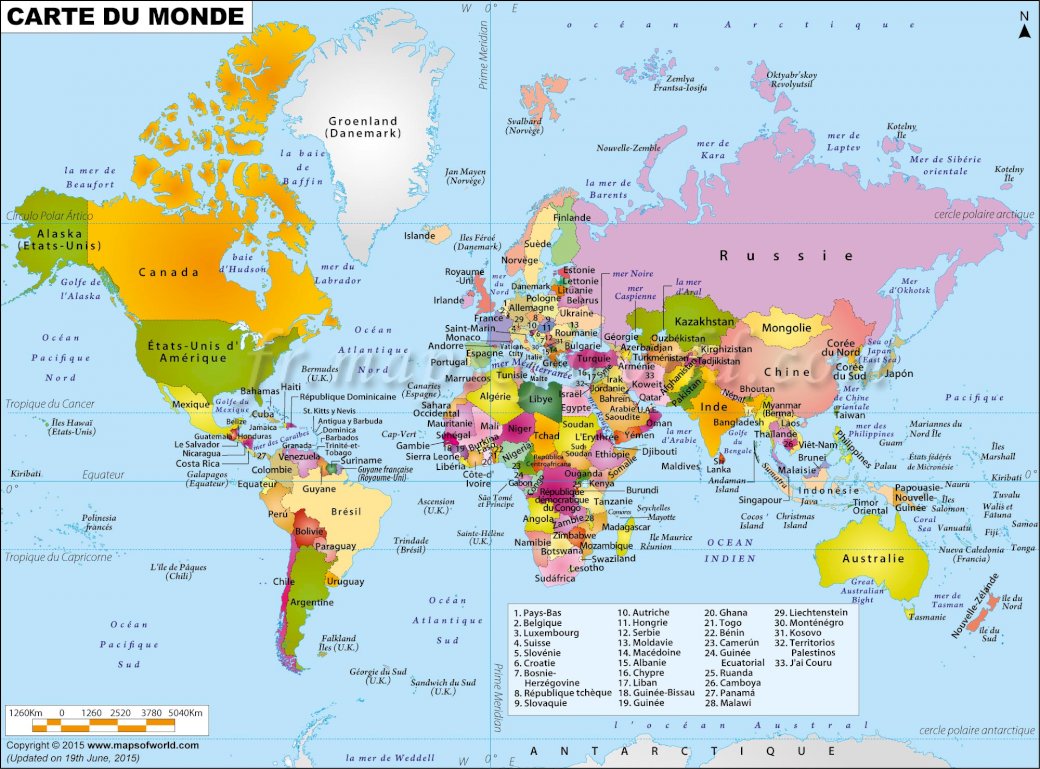 puzzle mapy świata puzzle online