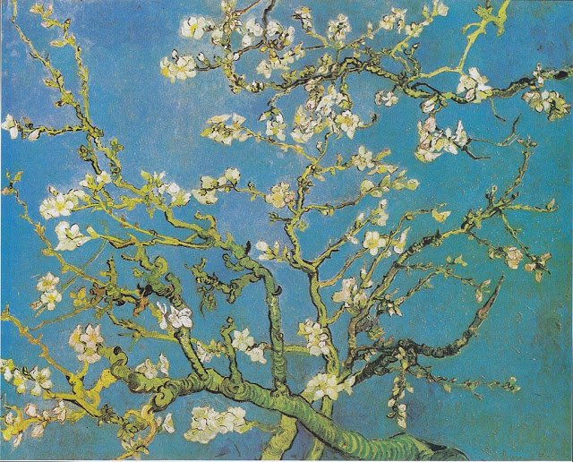 "Kwitnący Migdałowiec" Vincent Van Gogh puzzle online