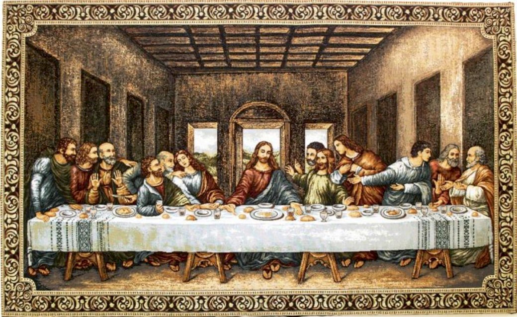 Ostatnia wieczerza Jezusa i jego apostołów puzzle online