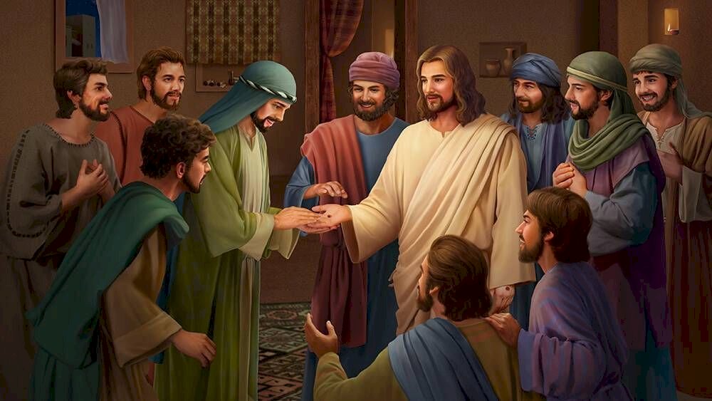 Jesus framträder för sina lärjungar pussel
