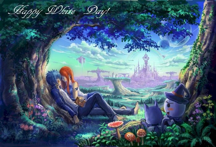 Fairy Tail Erza i Jellal puzzle online