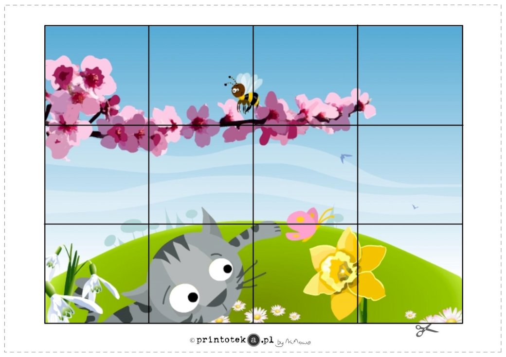 Wiosenna łąka puzzle online