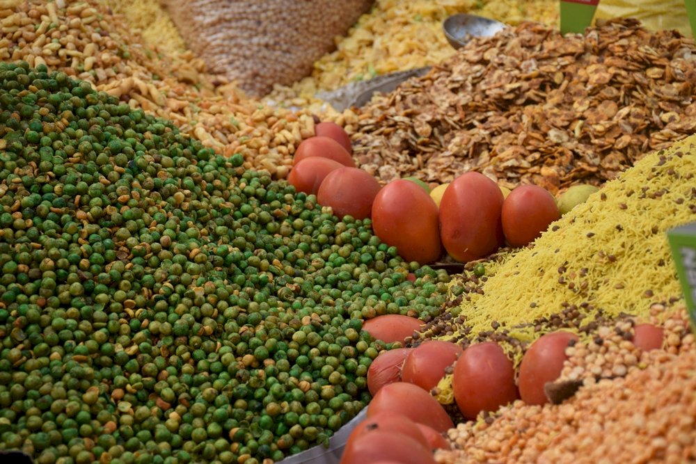 jedzenie w indiach stoi puzzle online