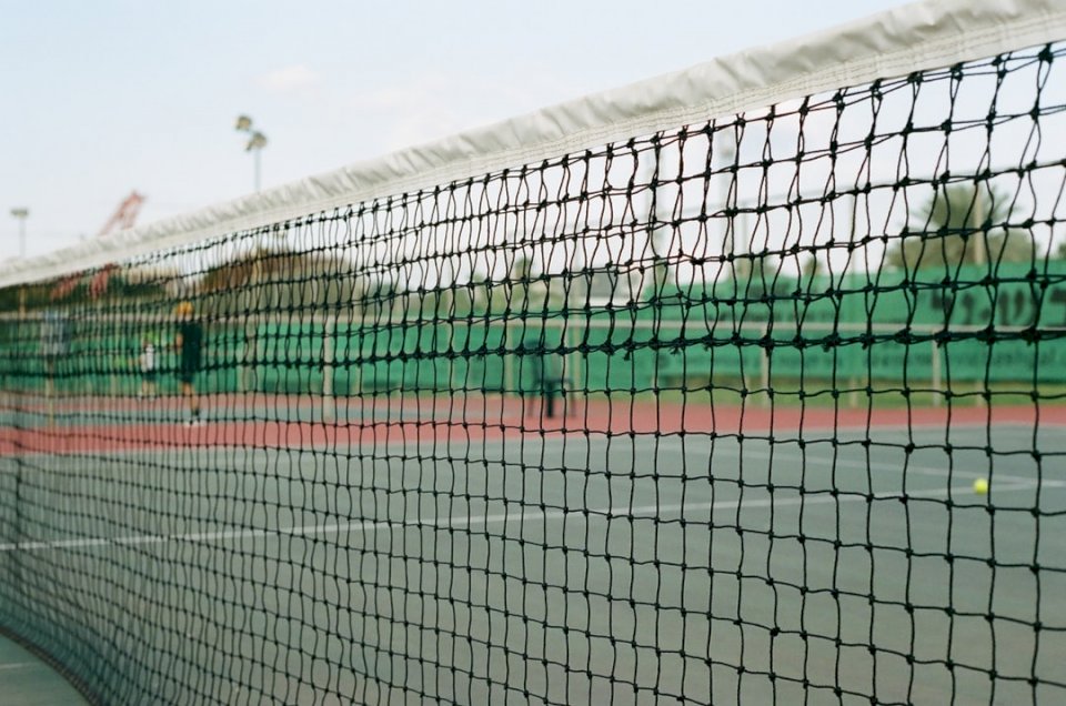 Siatka tenisowa Nakręcony na kliszy 35 mm. puzzle online