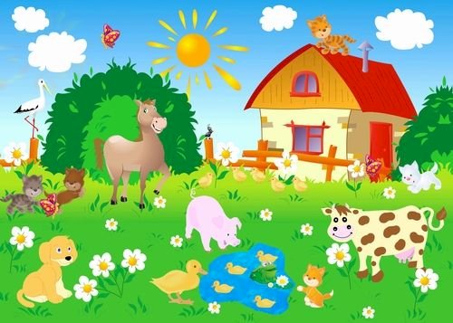 Zwierzęta na wsi puzzle online