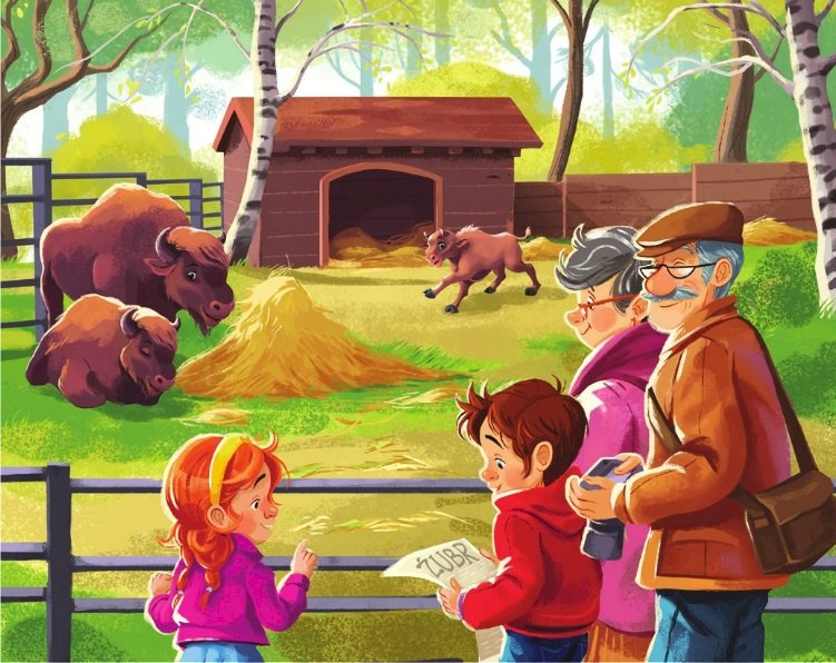 O vizită la bizon puzzle