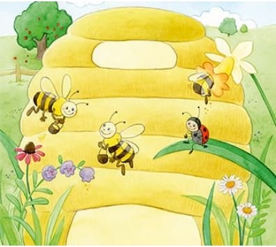Pszczoły i ul puzzle online