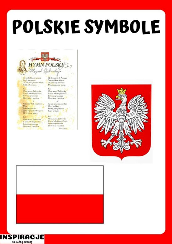 Symbole Polski puzzle online