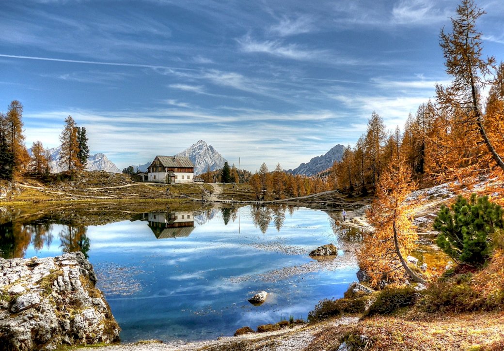 Panorama Dolomitów puzzle online