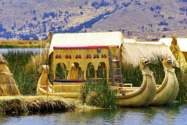 Na jeziorze Titicaca. puzzle online