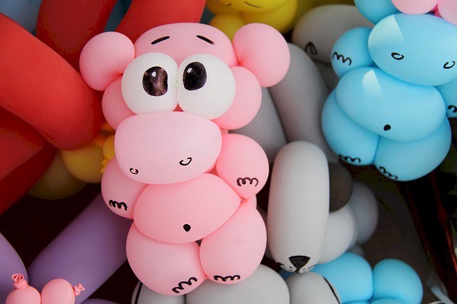 Baloniki dla dzieci puzzle online