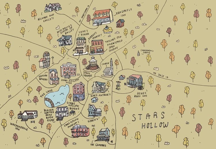 Mapa Stars Hollow puzzle online