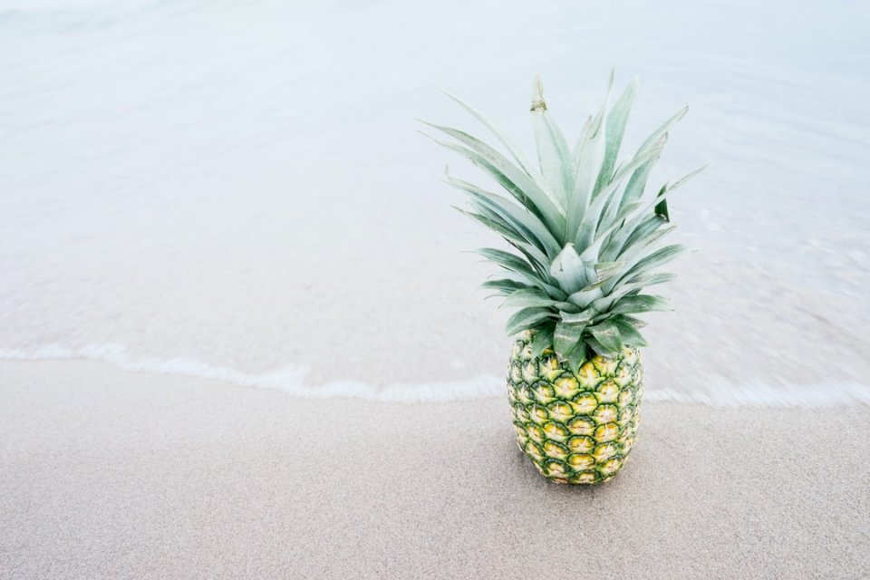 Ananas Plażowy puzzle online