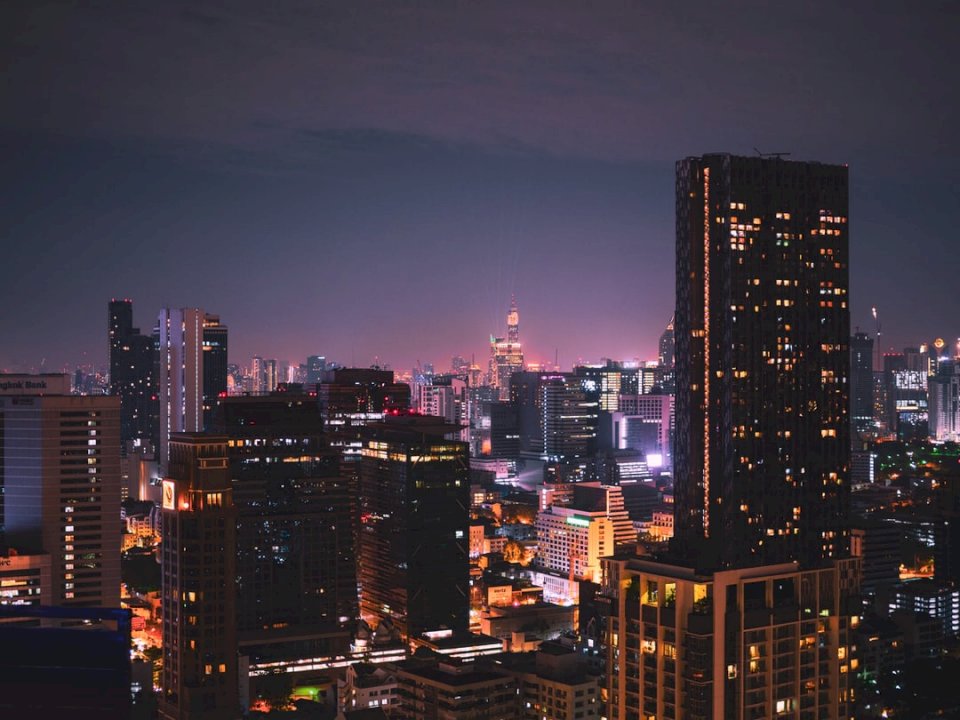 Bangkok z dachu przy ul puzzle online