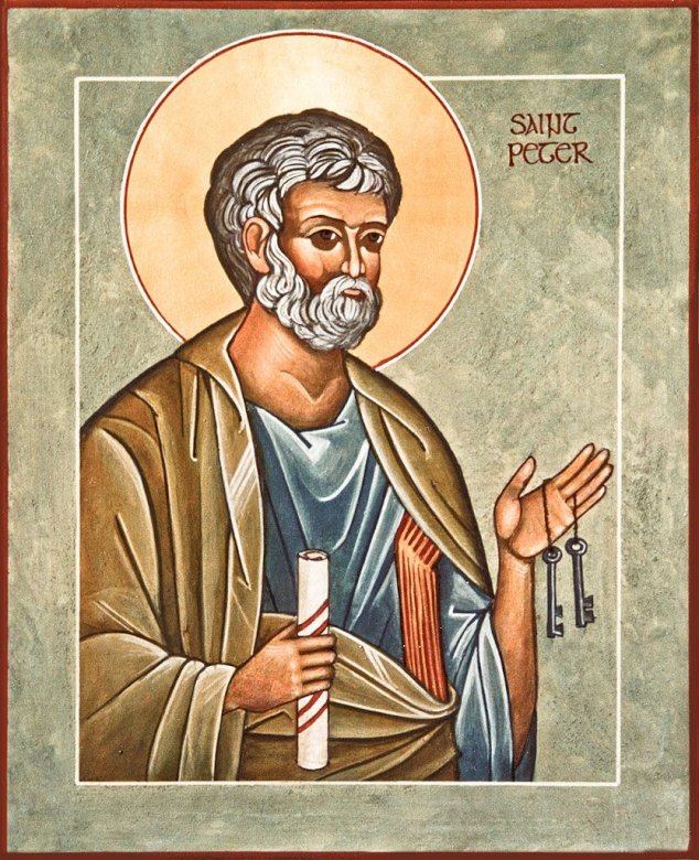 Ikona św. Piotr Apostoł puzzle online
