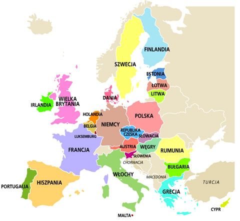 mapa unii eiropejskiej puzzle online