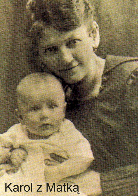 Lolek Wojtyła z mamą Emilią puzzle online