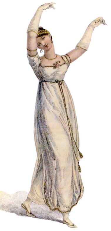 suknia damska z czasów Napoleona I puzzle online