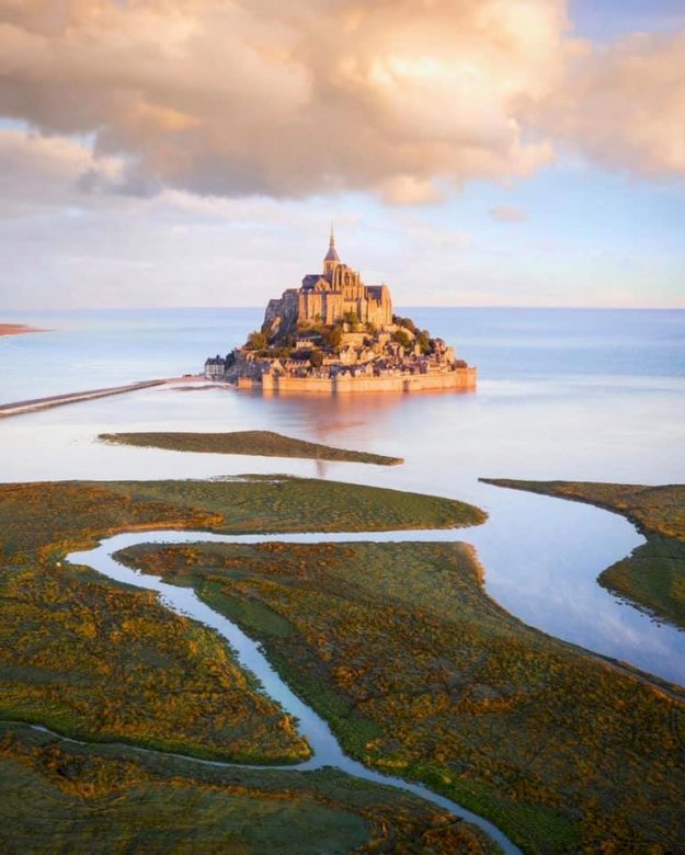 Mont Saint-Michel, Francja puzzle online
