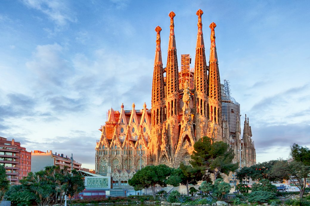 Święta rodzina, Barcelona puzzle online