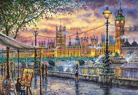 Londyn w malarstwie. puzzle online