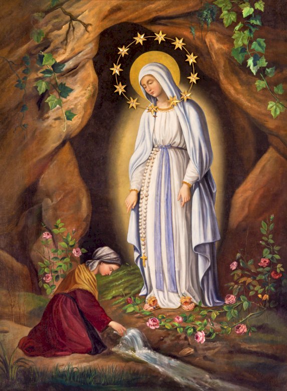 Matka Boża z Lourdes puzzle online