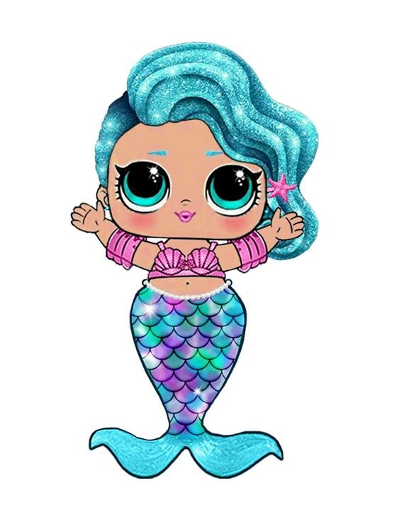Free Free 143 Lol Mermaid Doll Svg SVG PNG EPS DXF File